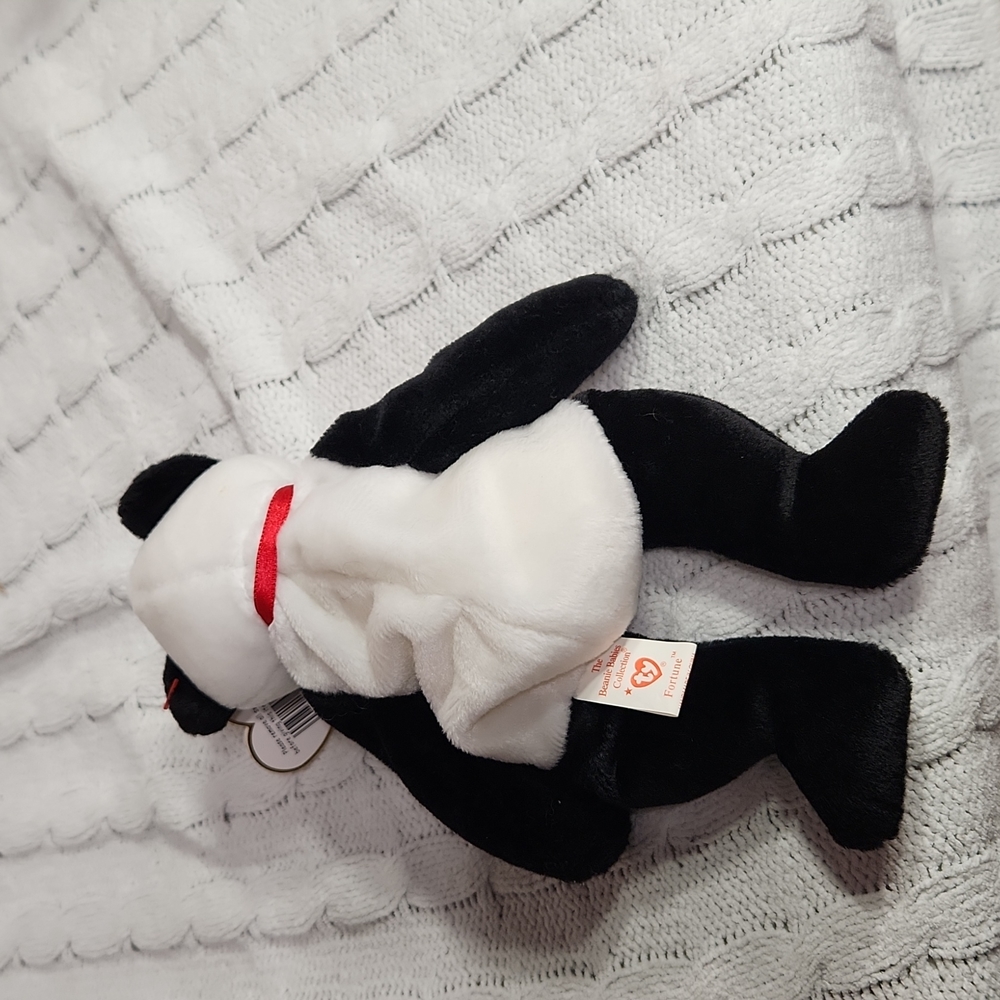 Vintage Ty Beanie Baby "Fortune" Panda Bear 1998 P.E. Pellets - Picture 6 of 12